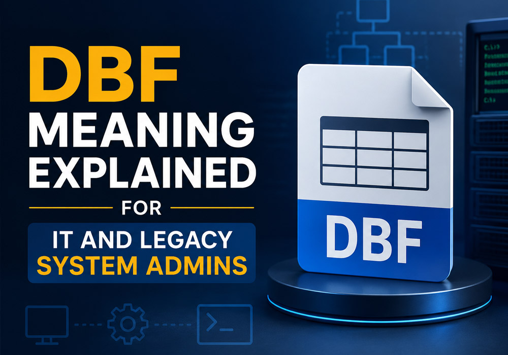 DBF Meaning Explained For IT And Legacy System Admins