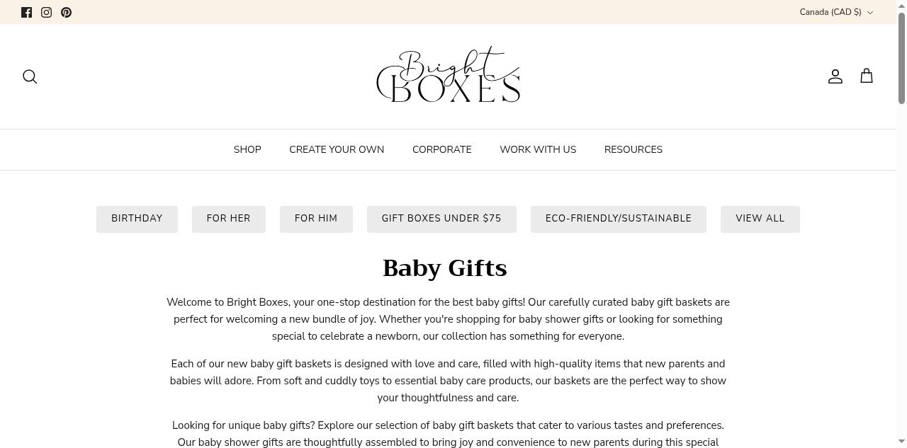 Top 8 Baby Shower Gift Basket Companies in Canada in 2026 5