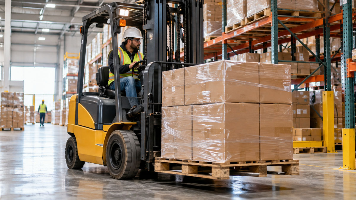 How the Right Forklift Equipment Improves Warehouse Material Handling