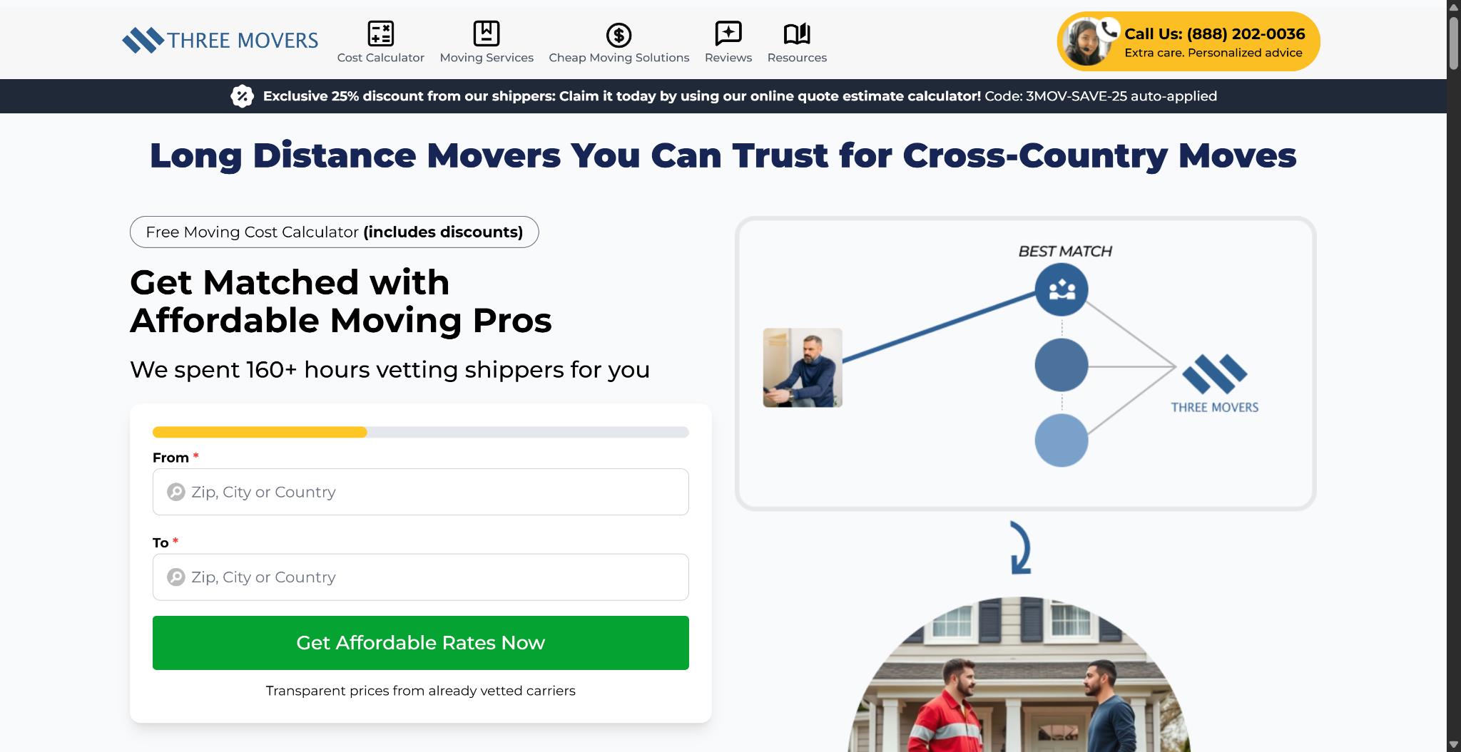 Three Movers Long Distance Moving Services Review 2