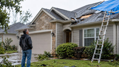 After a Storm Hits How Homeowners Should Handle Roof Damage Before the Next Rainfall