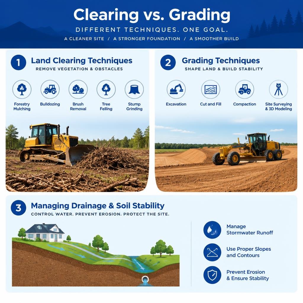 Why Land Clearing and Grading is the Groundwork for Success 2